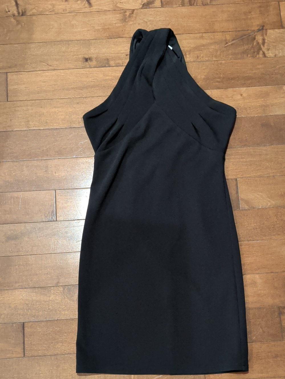 Black One-Shoulder Sheath Dress